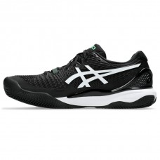 TÊNIS ASICS GEL RESOLUTION 9 CLAY - BLACK/NEW LEAF